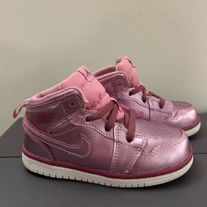 Air Jordan 1 Retro Mid SE PS 'Pink Rise'